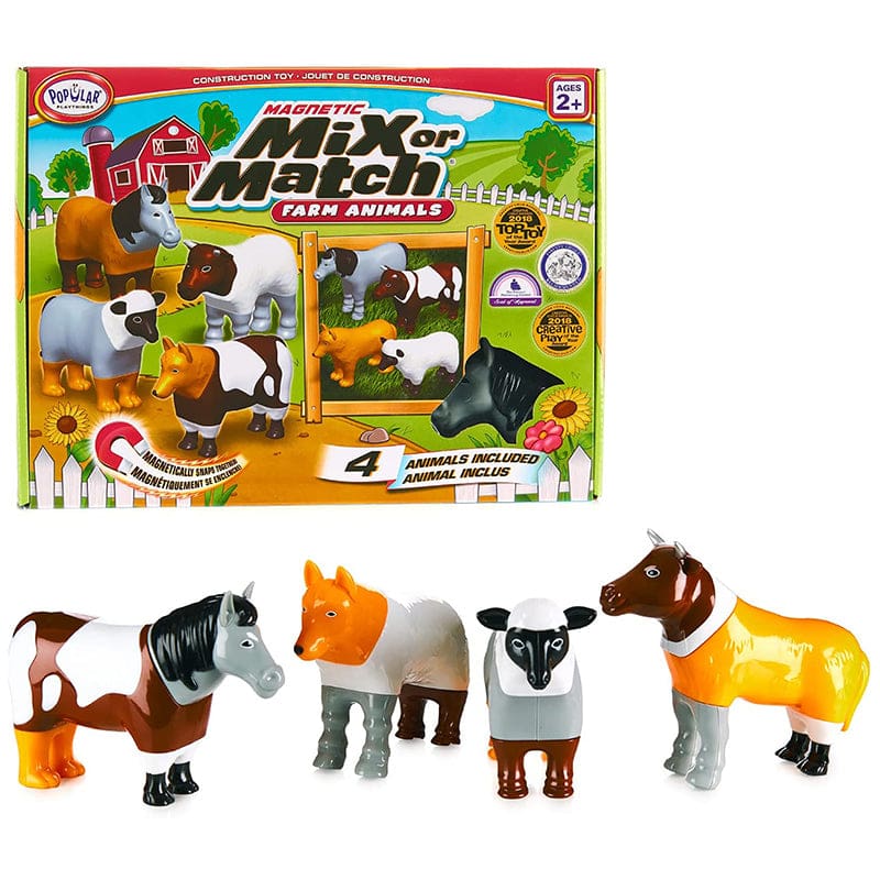 Magnetic Mix Or Match Farm Animals - Animals - Popular Playthings