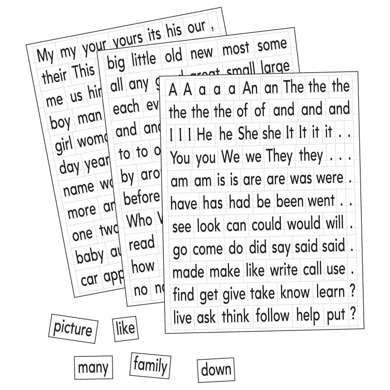Magnetic Sight Words & Sentence Builders (Pack of 2) - Sight Words - Learning Resources