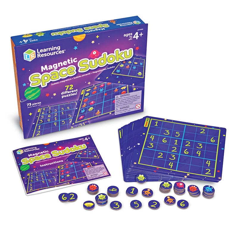 Magnetic Space Sudoku (Pack of 2) - Math - Learning Resources