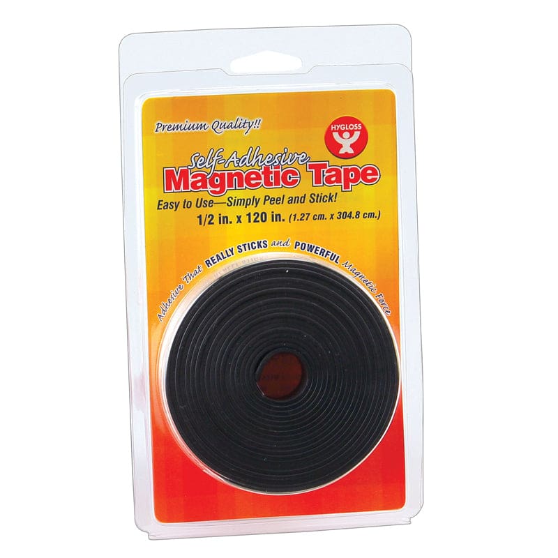 Magnetic Tape 1 / 2 X 10 Self Adhesive (Pack of 10) - Tape & Tape Dispensers - Hygloss Products Inc.