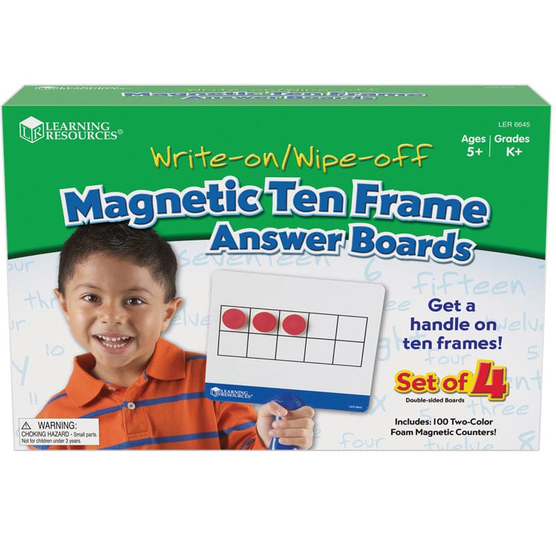 Magnetic Ten Frame Answer Boards - Base Ten - Learning Resources