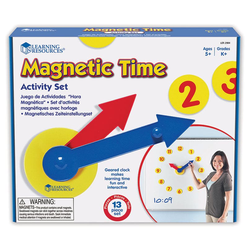 Magnetic Time Activity Set - Time - Learning Resources