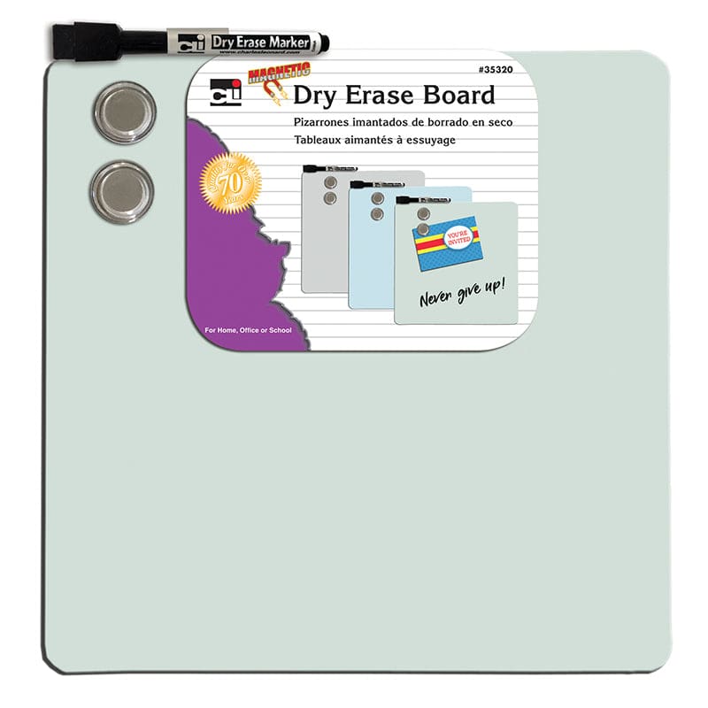 Magnetic Unframe Dry Erse Board 6Ea Assorted Colors - Dry Erase Boards - Charles Leonard
