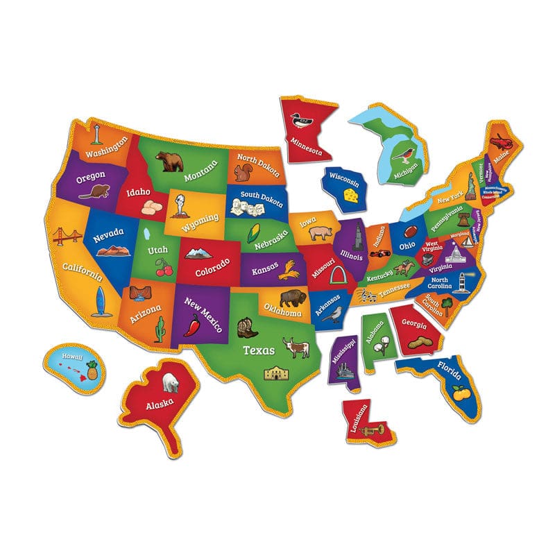 Magnetic Us Map Puzzle - Puzzles - Learning Resources