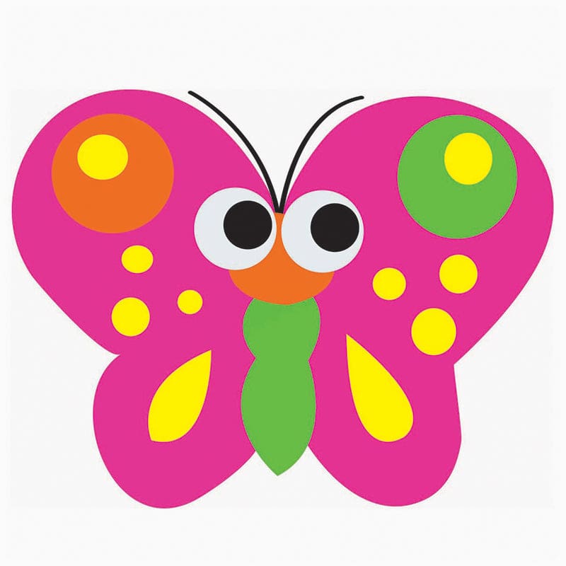 Magnetic Whiteboard Butterfly Erasers (Pack of 10) - Erasers - Ashley Productions