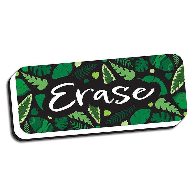 Magnetic Whiteboard Eraser Greenery (Pack of 10) - Erasers - Ashley Productions