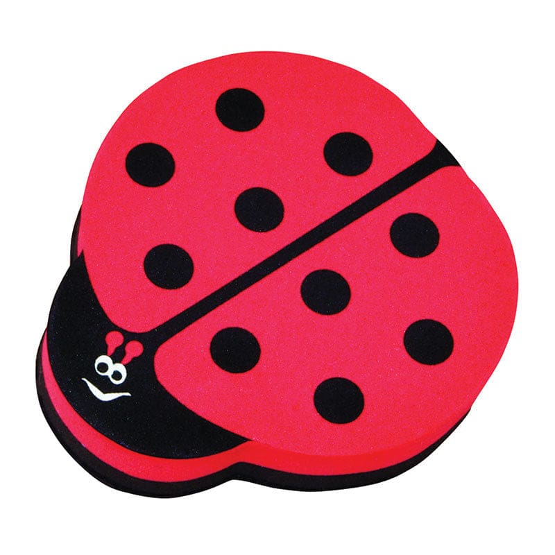 Magnetic Whiteboard Eraser Ladybug (Pack of 10) - Erasers - Ashley Productions