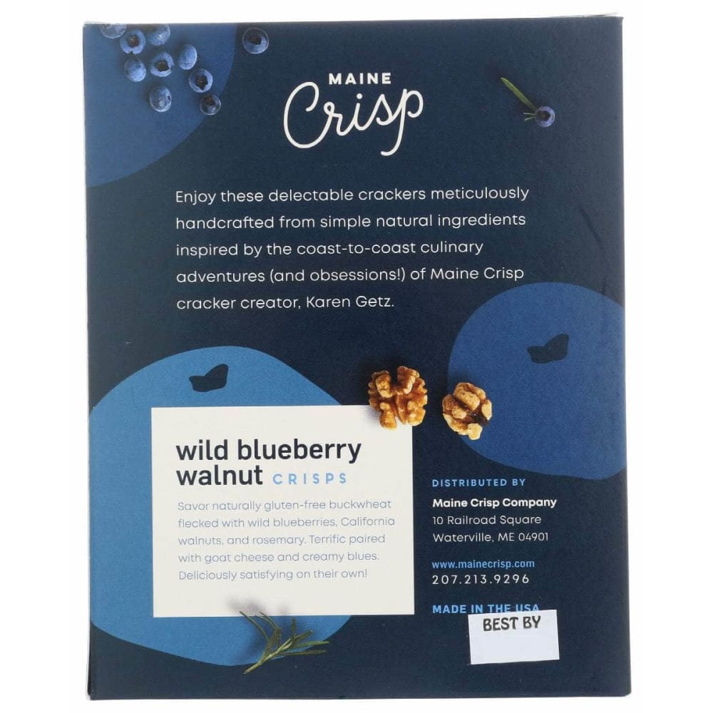 MAINE CRISP Maine Crisp Crisps Blueberry Walnut, 4 Oz