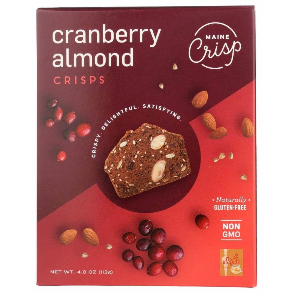 MAINE CRISP Maine Crisp Crisps Cranberry Almond, 4 Oz