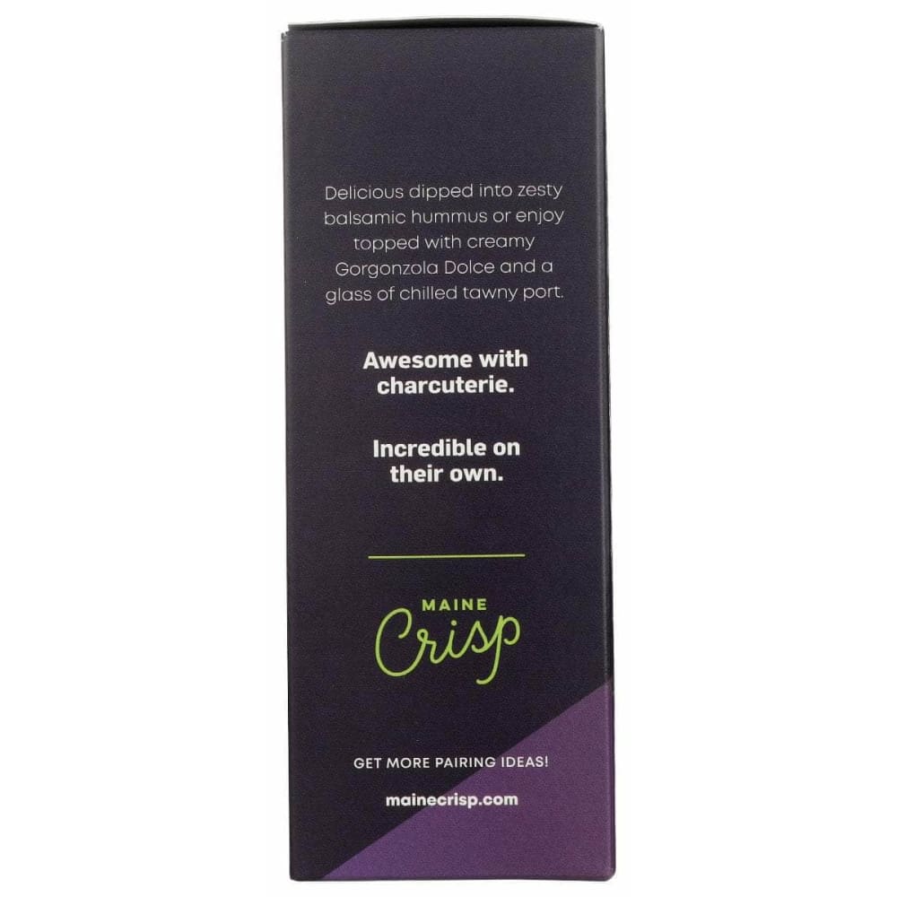 MAINE CRISP Grocery > Snacks > Crackers > Crispbreads & Toasts MAINE CRISP: Crisps Savory Fig Thyme, 4 oz