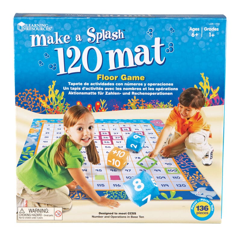 Make A Splash 120 Mat - Place Value - Learning Resources