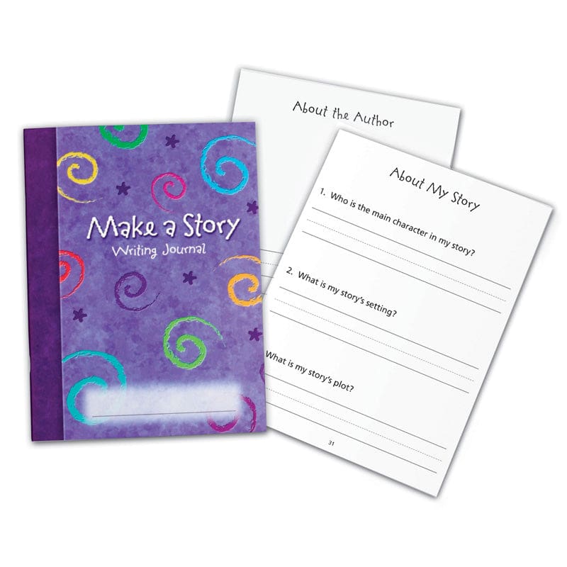 Make A Story Writing Journal 10/Set (Pack of 2) - Writing Skills - Learning Resources
