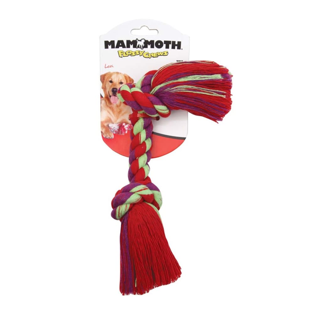 Mammoth Pet Products Cotton Blend Color Rope Bone Dog Toy Assorted 14 in Large - Pet Supplies - Mammoth Pet