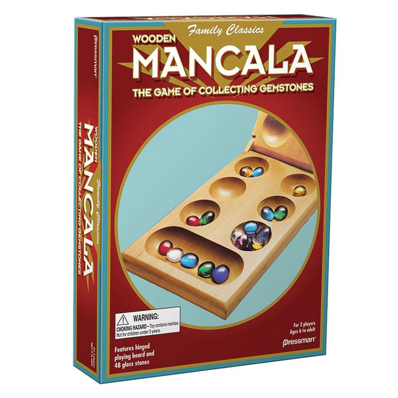 Mancala Ages 6 To Adult 2 Players (Pack of 3) - Games - Pressman