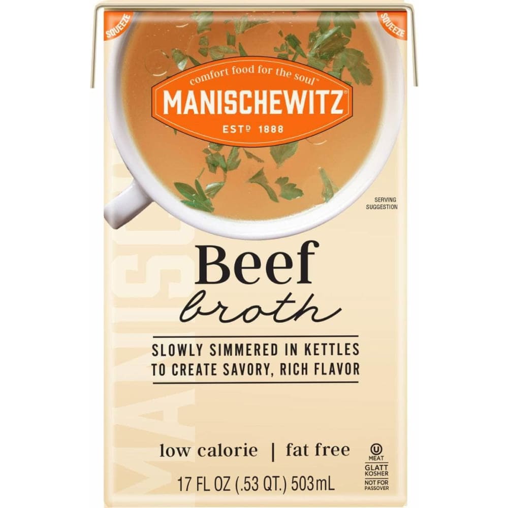 MANISCHEWITZ Manischewitz Broth Beef Aseptic Mani, 17 Fo