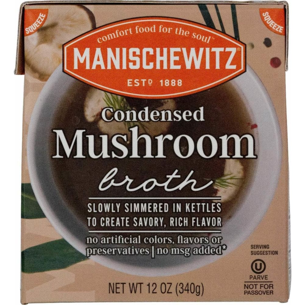 MANISCHEWITZ Manischewitz Broth Mushroom Condensed, 12 Fo