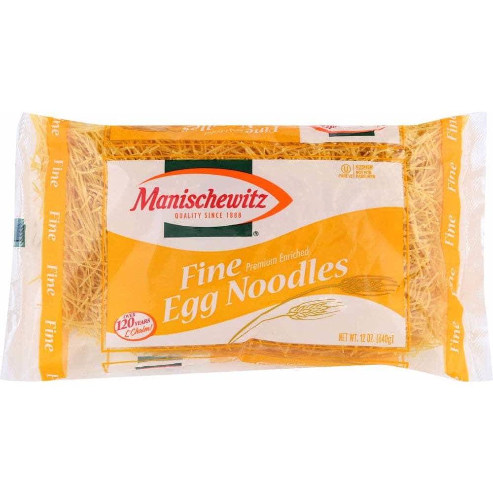 Manischewitz Manischewitz Egg Noodles Fine, 12 Oz