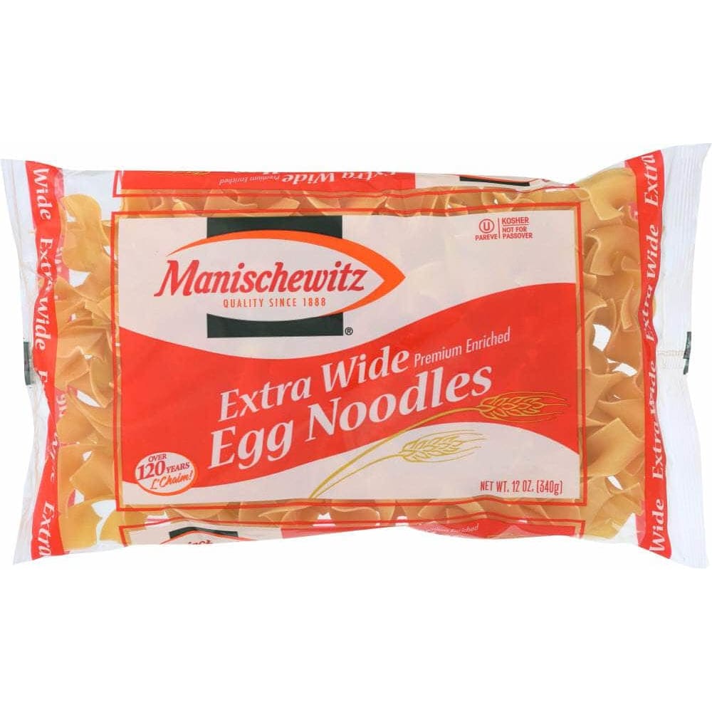 Manischewitz Manischewitz Extra Wide Egg Noodles, 12 Oz