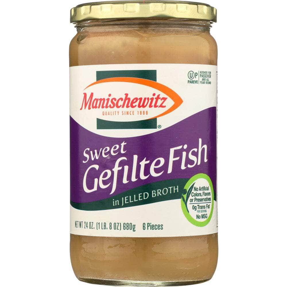 Manischewitz Manischewitz Fish Gefilte Sweet Jelled Broth, 24 oz
