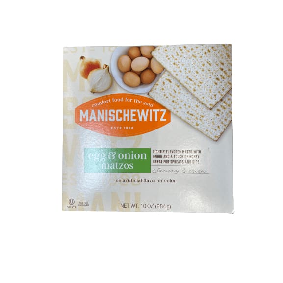 Manischewitz Manischewitz Matzos, Egg & Onion, 10.0 oz