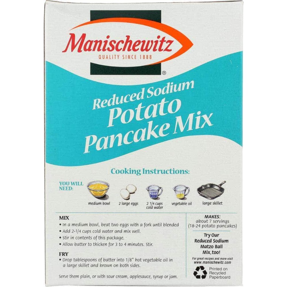 Manischewitz Manischewitz Mix Pancake Reduced Sodium, 6 oz