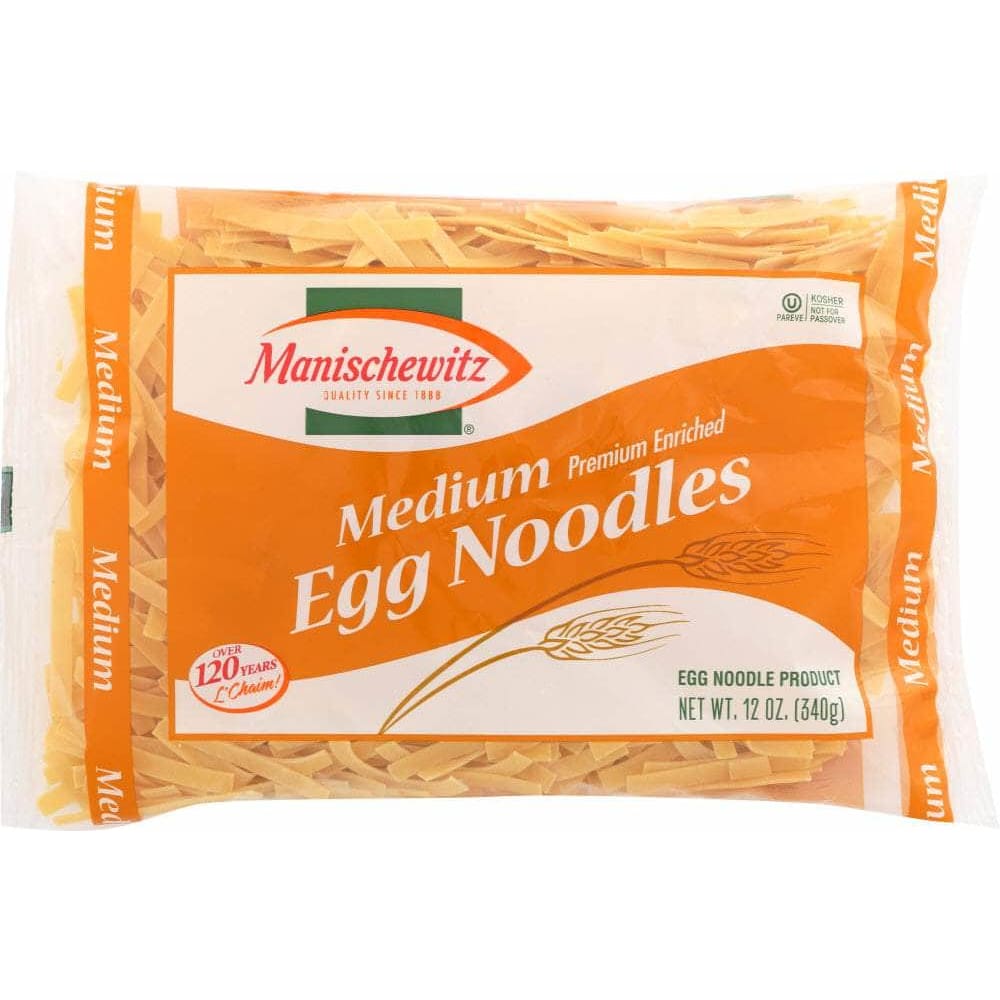 Manischewitz Manischewitz Noodle Egg Medium, 12 oz
