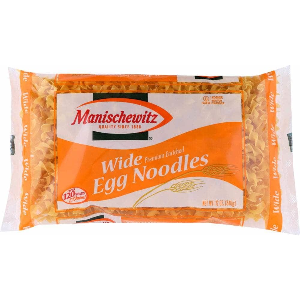 Manischewitz Manischewitz Noodle Egg Wide, 12 oz