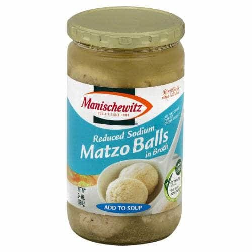 Manischewitz Manischewitz Soup Matzo Ball Broth Reduced Sodium, 24 oz