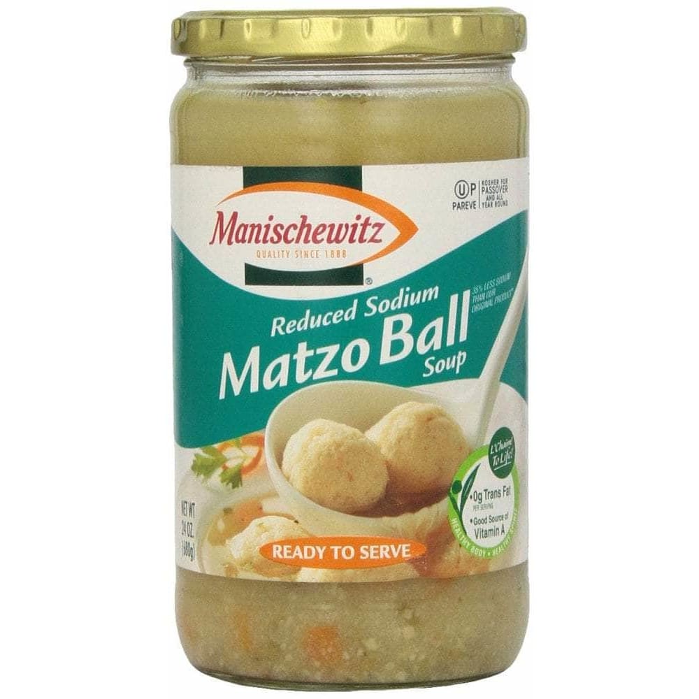 Manischewitz Manischewitz Soup Matzo Ball Reduced Sodium, 24 oz