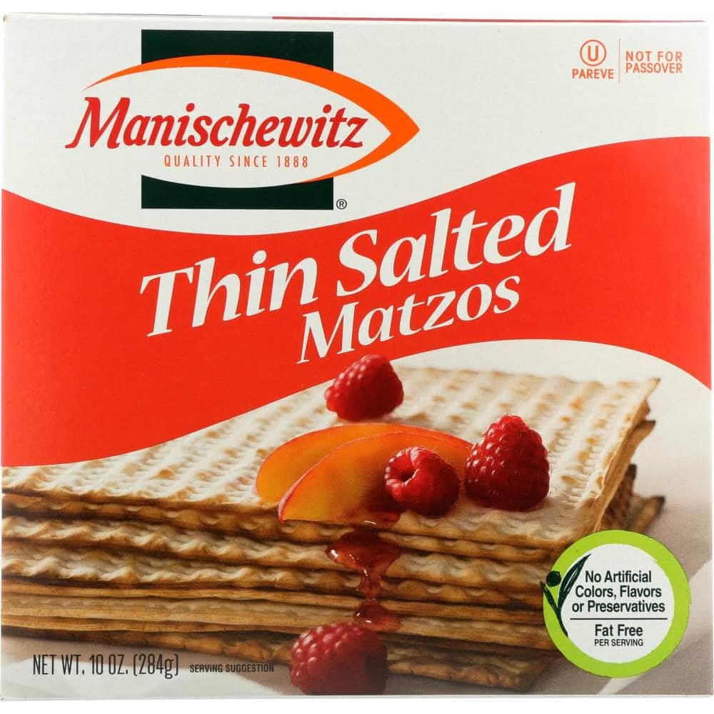 Manischewitz Manischewitz Thin Matzos Salted, 10 Oz