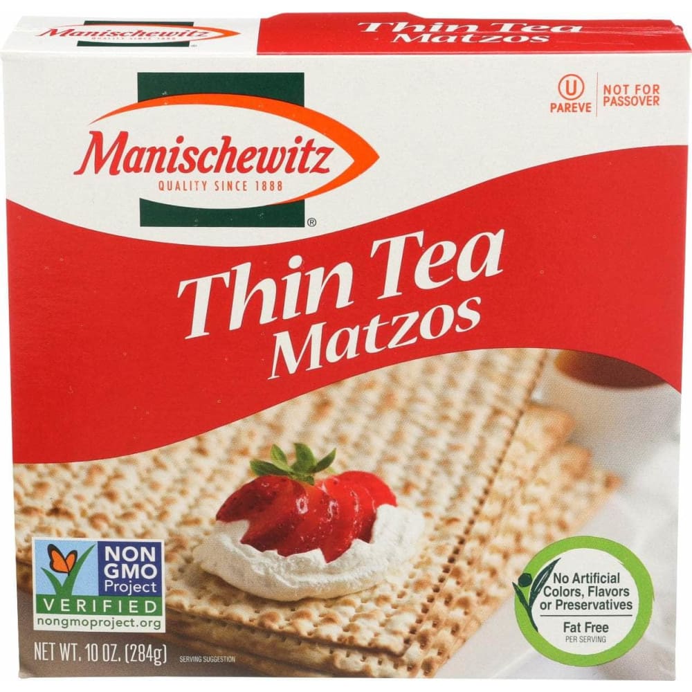 MANISCHEWITZ Manischewitz Thin Tea Matzo Cracker, 10 Oz
