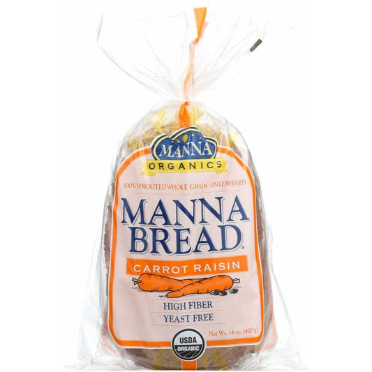 NATURES PATH Manna Organics Organic Sprouted Bread Carrot Raisin, 14 Oz