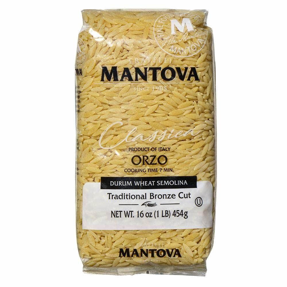 MANTOVA Grocery > Pantry > Pasta and Sauces MANTOVA: Pasta Orzo Bronze, 16 oz