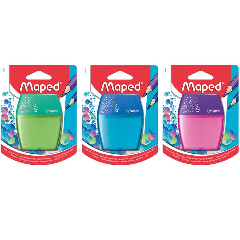 Maped Pencil Sharpener 2 Hole (Pack of 12) - Pencils & Accessories - Maped Helix Usa