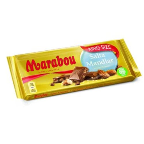 Marabou Milk Chocolate with Salted Almonds 7.8 oz (220 g) - Marabou
