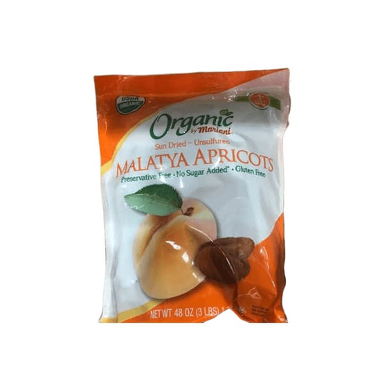 Mariani Organic Malatya Apricots, 48 Ounce - ShelHealth.Com