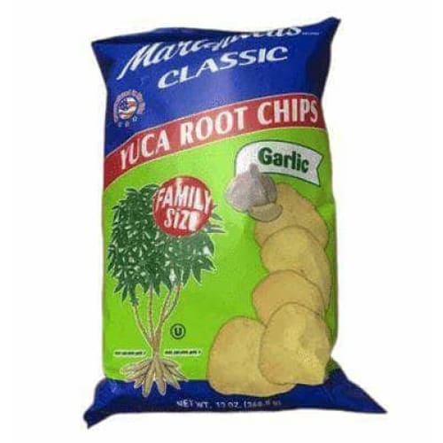 Mariquitas Mariquitas Classic Yuca Root Chips Garlic, 16 oz.