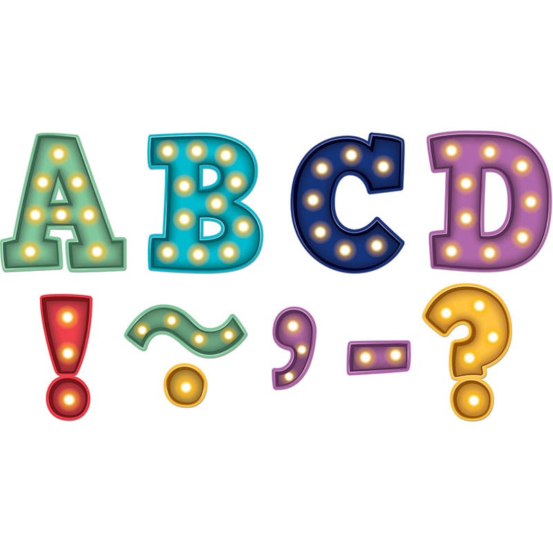 Marquee Bold Block 3In Magnetic Letters (Pack of 3) - Letters - Teacher Created Resources