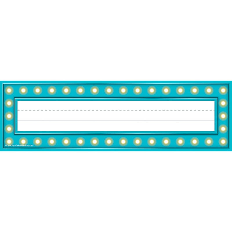 Marquee Name Plates (Pack of 10) - Name Plates - Teacher Created Resources