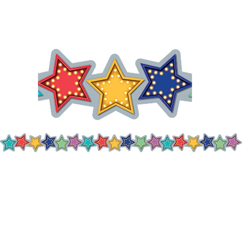 Marquee Stars Die Cut Border Trim (Pack of 10) - Border/Trimmer - Teacher Created Resources