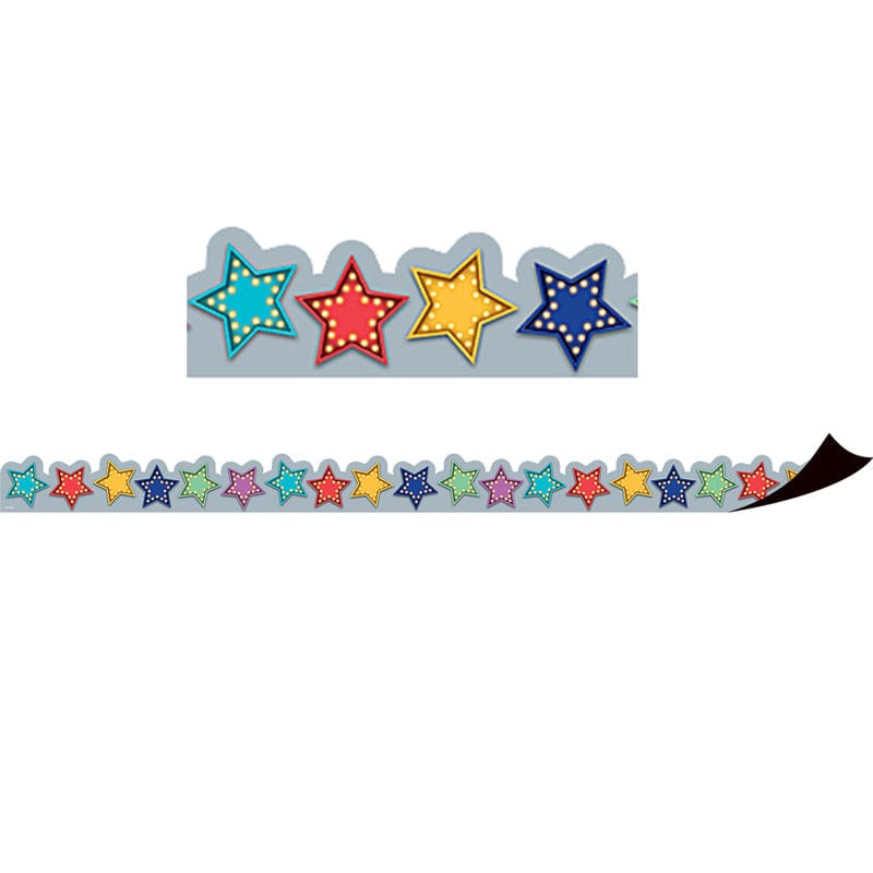 Marquee Stars Magnetic Border (Pack of 6) - Border/Trimmer - Teacher Created Resources