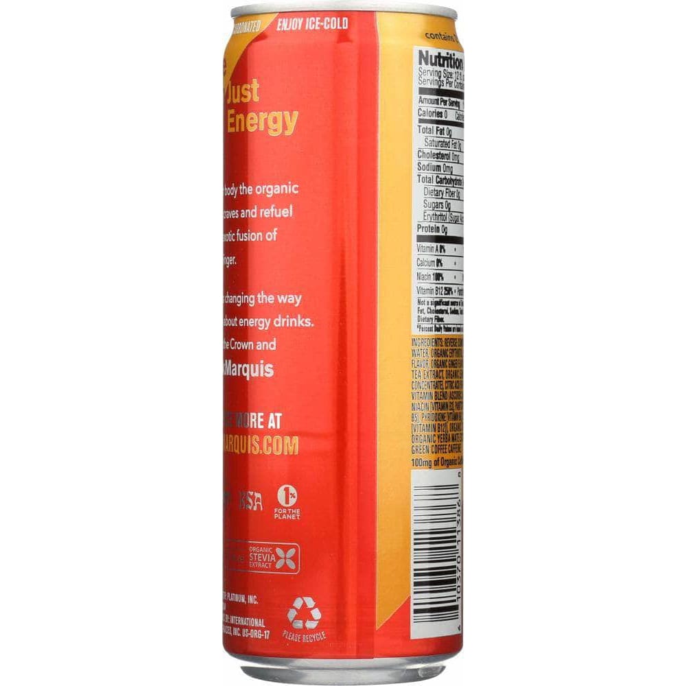 Marquis Marquis Energy Drink Mango Ginger 12 oz
