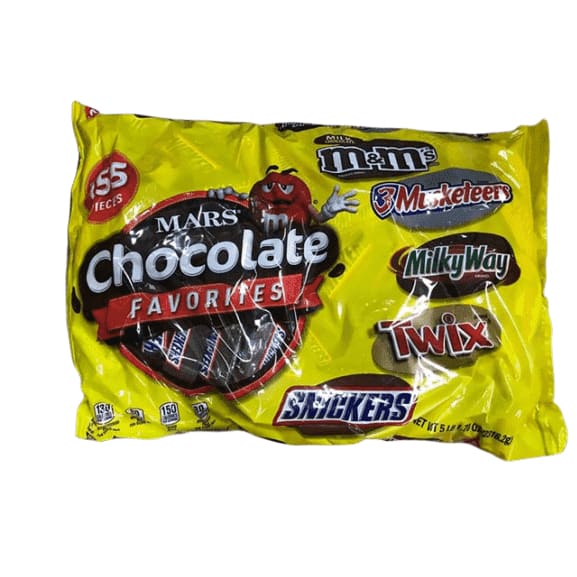 Mars 155 Count Chocolate Favorites, 81.7 Ounce - ShelHealth.Com