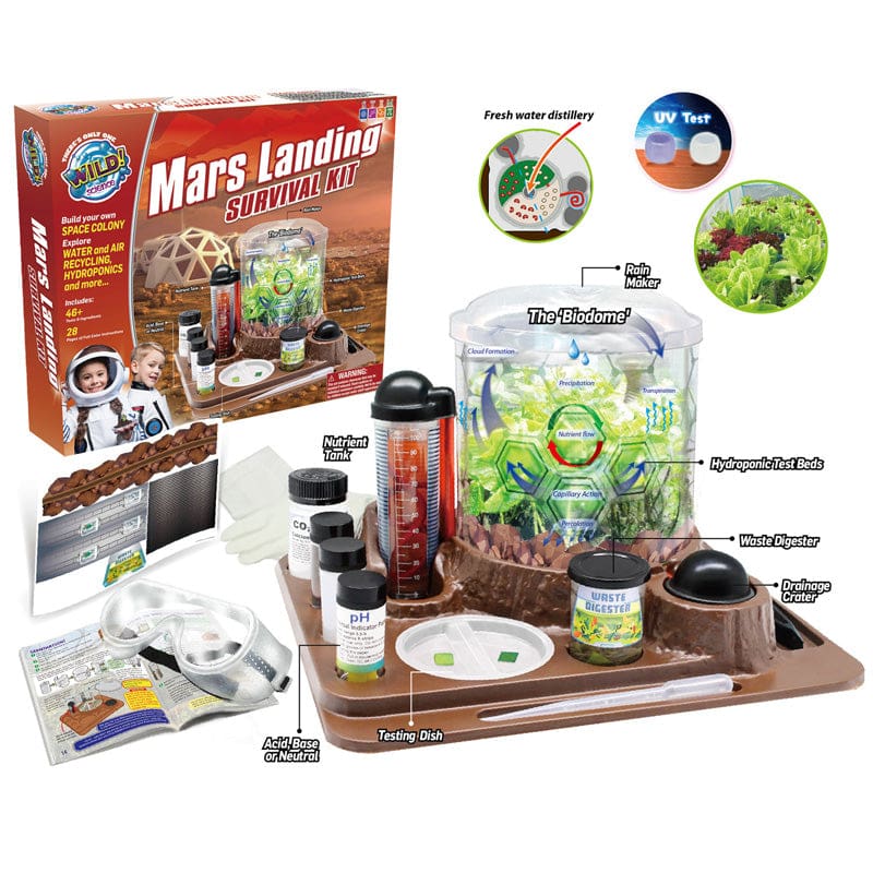 Mars Landing Survival Kit Wild Science - Experiments - Learning Advantage