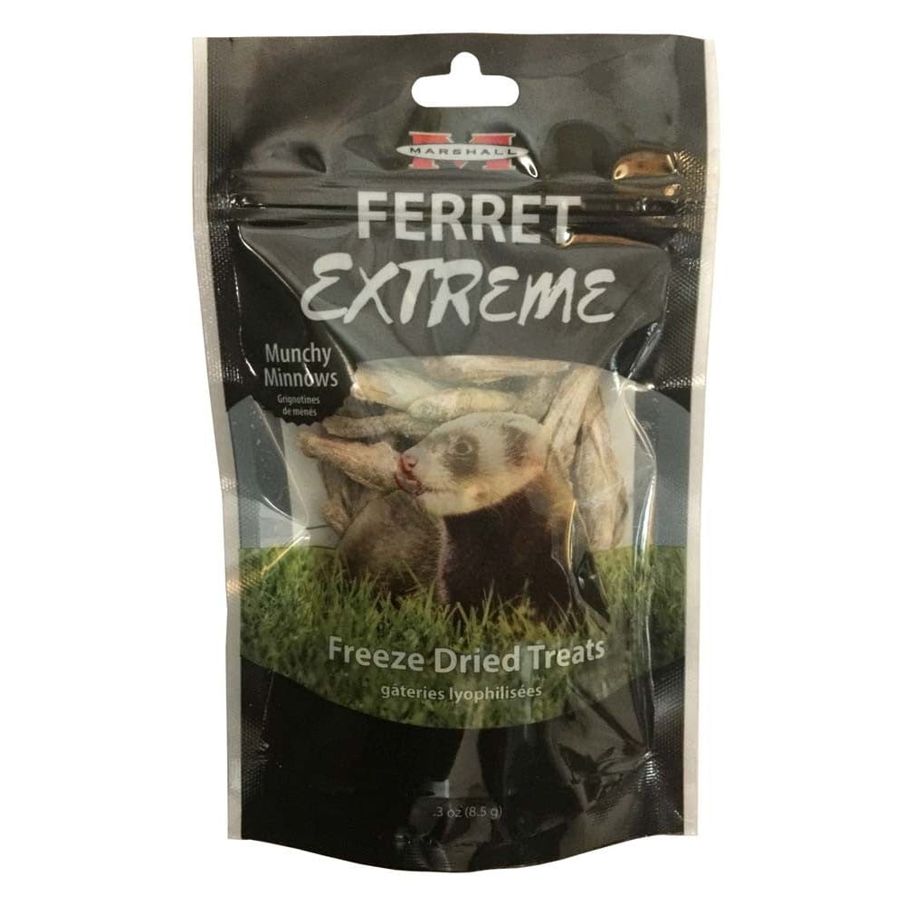 Marshall Pet Products Ferret Extreme Munchy Minnows Treats 0.3 oz - Pet Supplies - Marshall