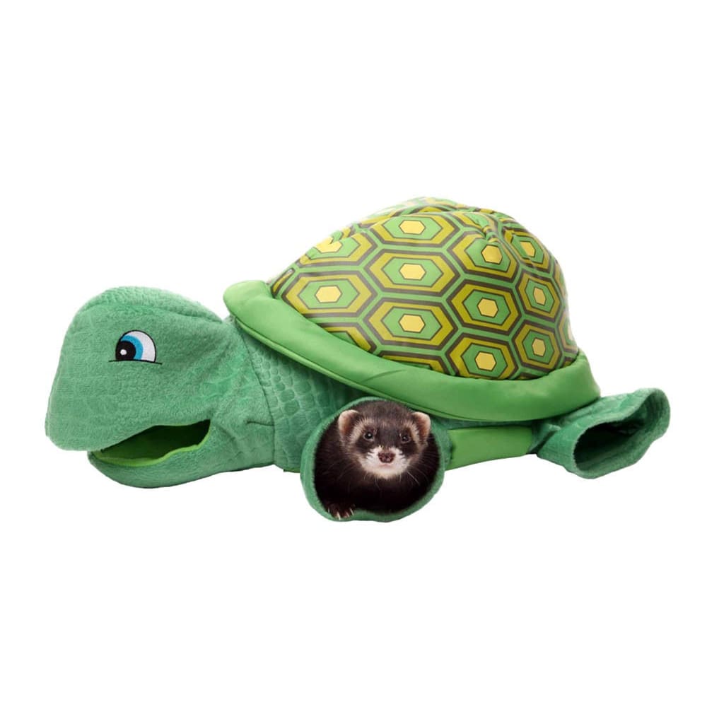 Marshall Pet Products Ferret Turtle Tunnel Toy Green One Size - Pet Supplies - Marshall