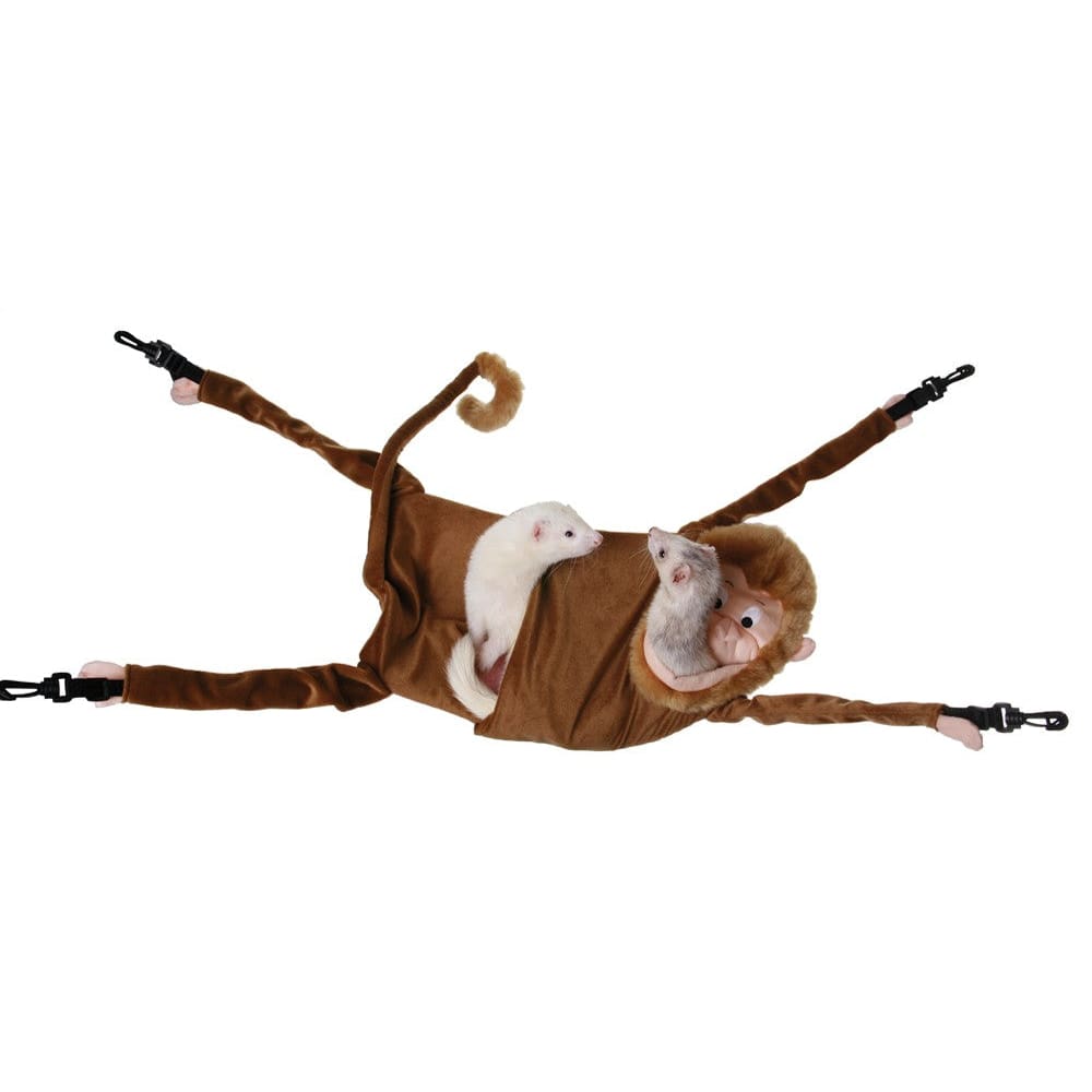 Marshall Pet Products Ferrets Hangin’ Monkey Hammock Brown - Pet Supplies - Marshall