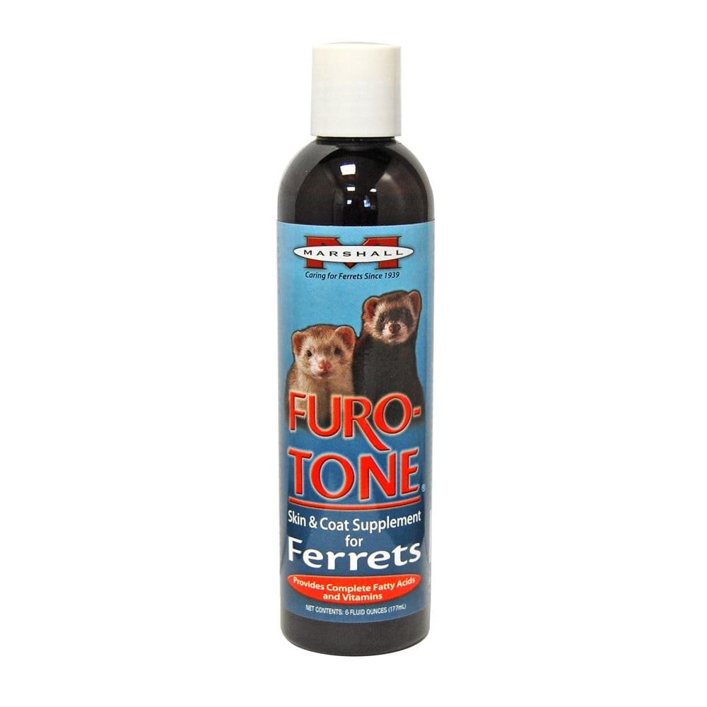 Marshall Pet Products Furo-Tone Skin and Coat Supplement for Ferrets 6 fl. oz - Pet Supplies - Marshall