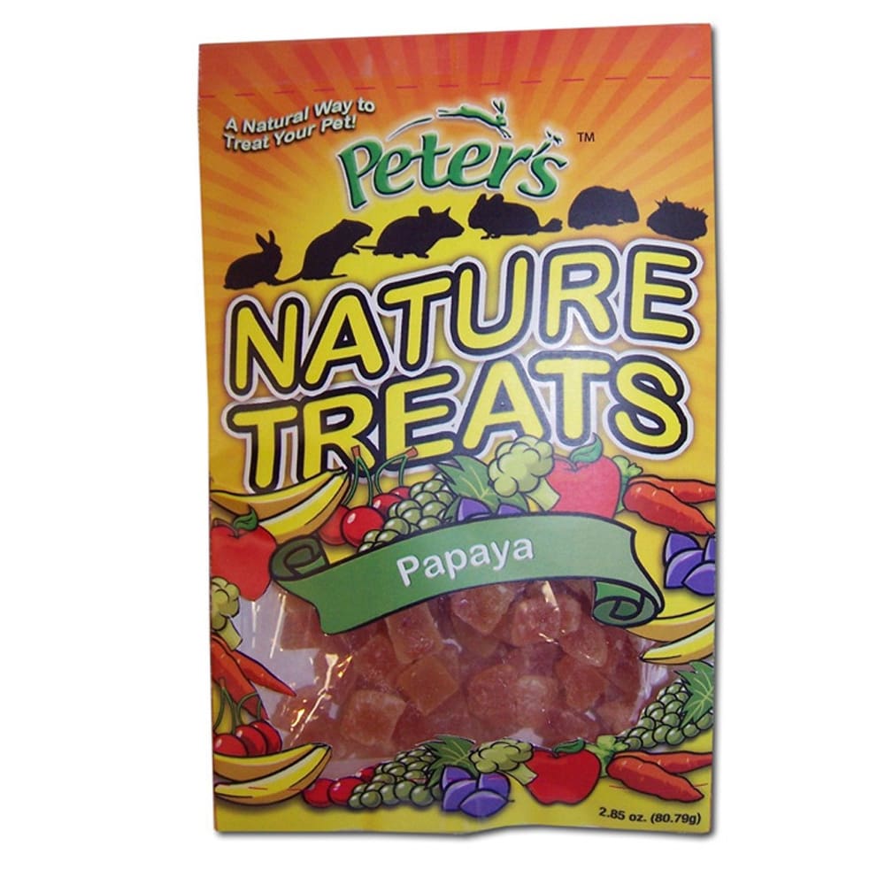 Marshall Pet Products Peter’s Papaya Nature Treats for Small Animals 2.85 oz - Pet Supplies - Marshall
