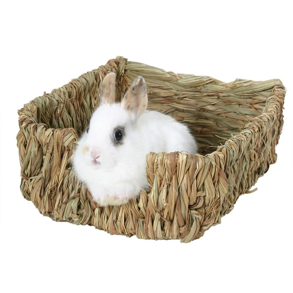 Marshall Pet Products Woven Pet Bed for Small Animals Green Yellow - Pet Supplies - Marshall